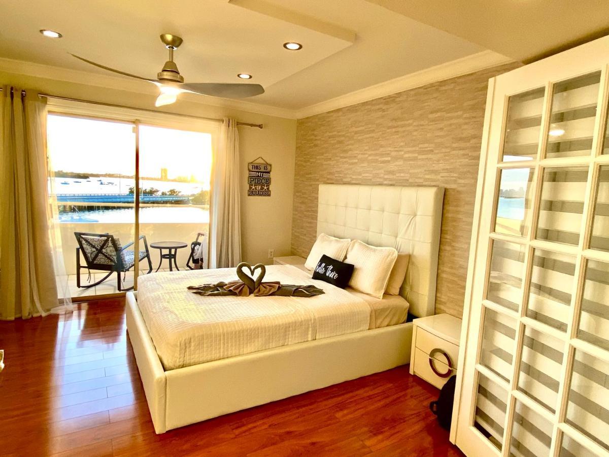 Deluxe Waterfront One Bedroom Apartment With Miami Skyline View, Free Parking 5 Mins Drive To Miami Beach Exterior foto